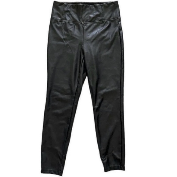 Badgley Mischka Pants - Badgley Mischka Studio Faux Leather Ankle Pants Size Medium